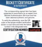 Nicolas Cage Signed Poster - Beckett COA - Buy Now