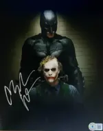 Buy Christian Bale Signed Dark Knight Photo – Beckett COA