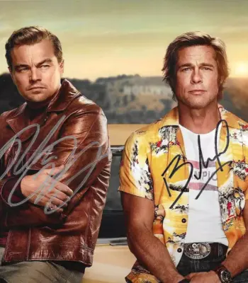 Rare DiCaprio & Pitt Signed Poster – Buy Now & Own History